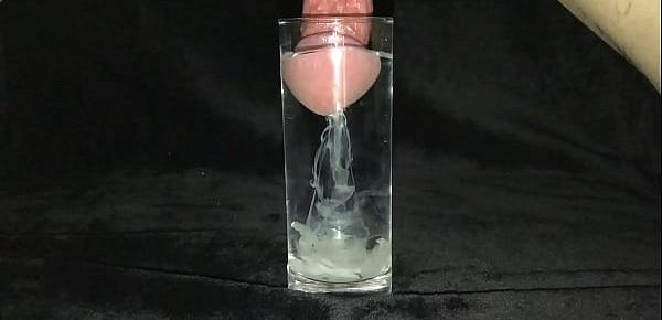  Cumshot in a Glass of Water 2